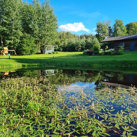 Villa Atostogu Namelis-Pirtis Prie Upes Anykščiai Esterno foto