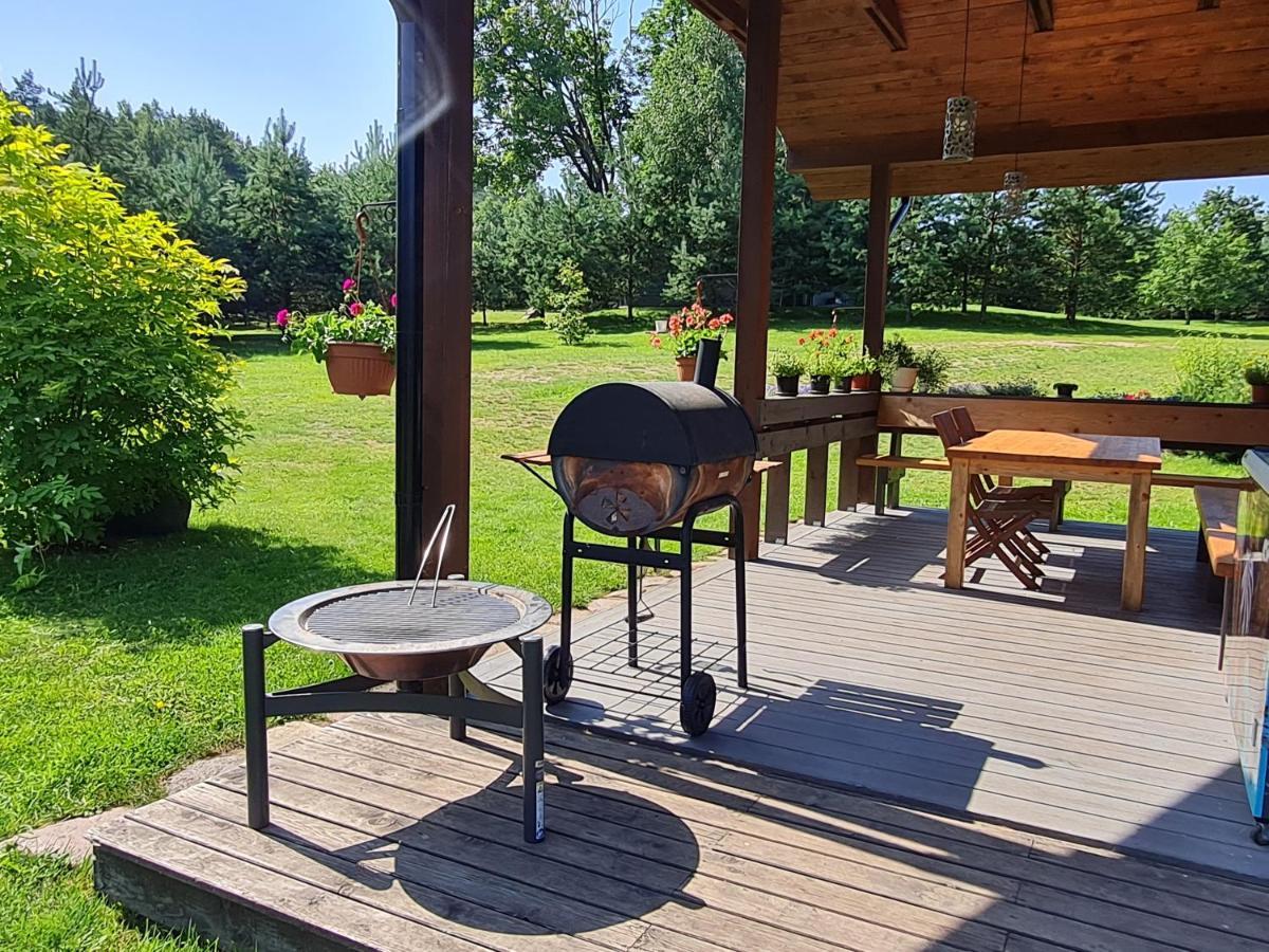 Villa Atostogu Namelis-Pirtis Prie Upes Anykščiai Esterno foto