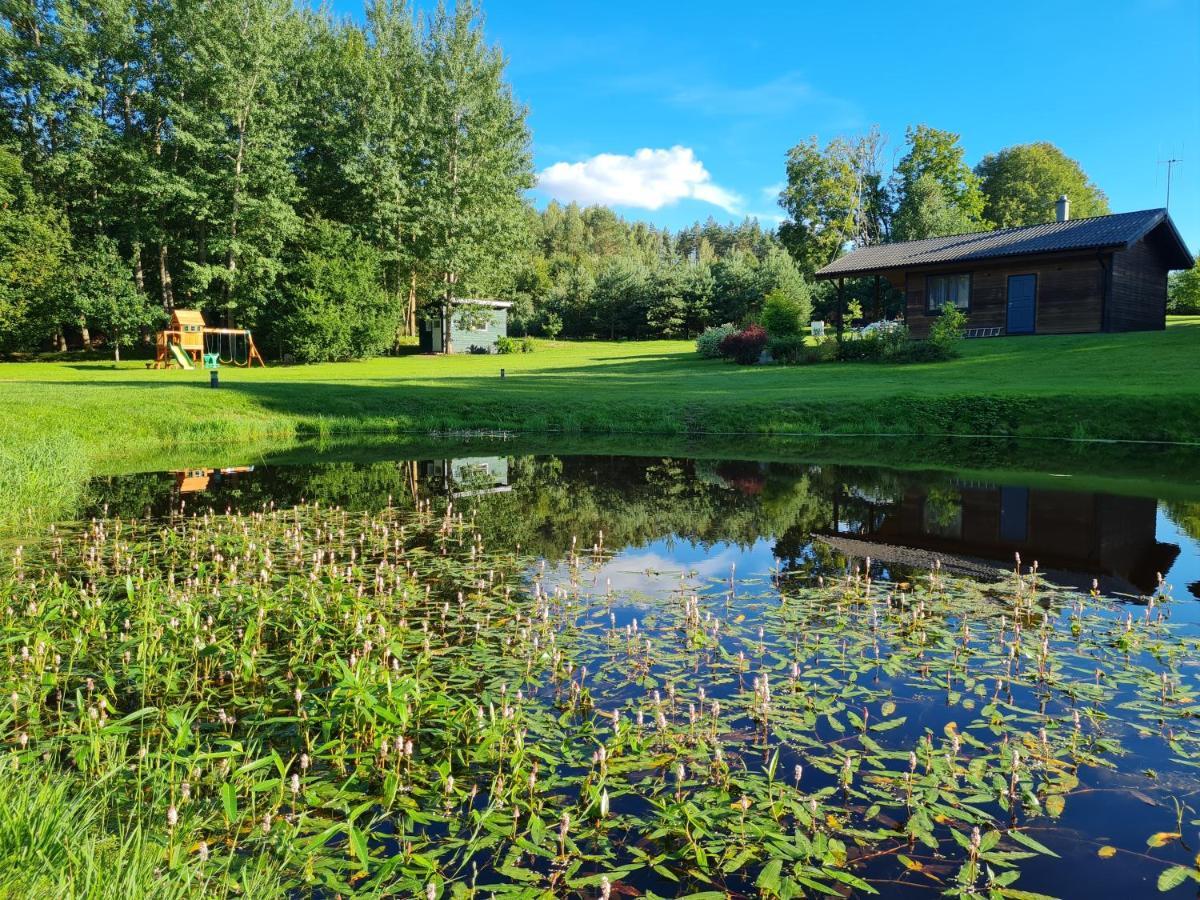 Villa Atostogu Namelis-Pirtis Prie Upes Anykščiai Esterno foto